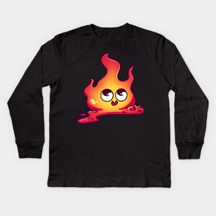 Magma Slime Kids Long Sleeve T-Shirt